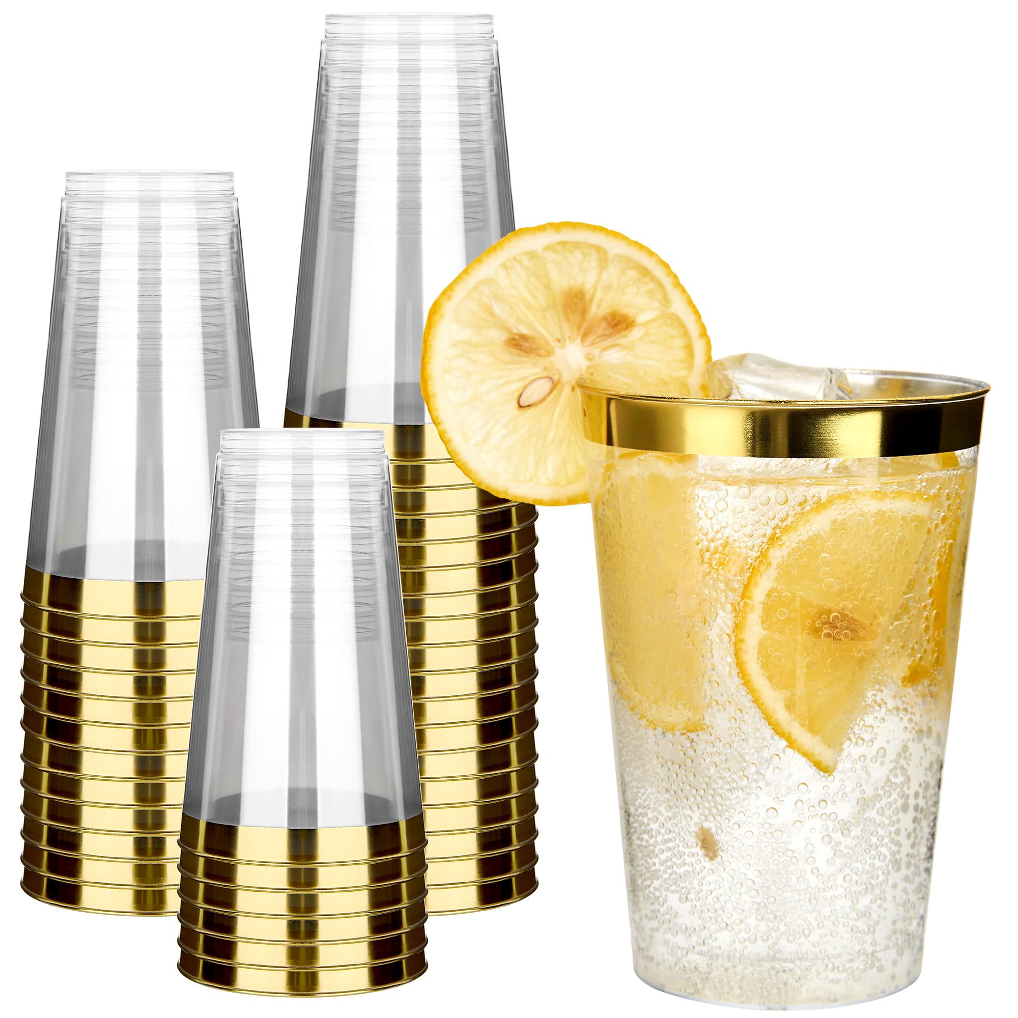Clear Plastic Cups - 200 Pack for Parties -18