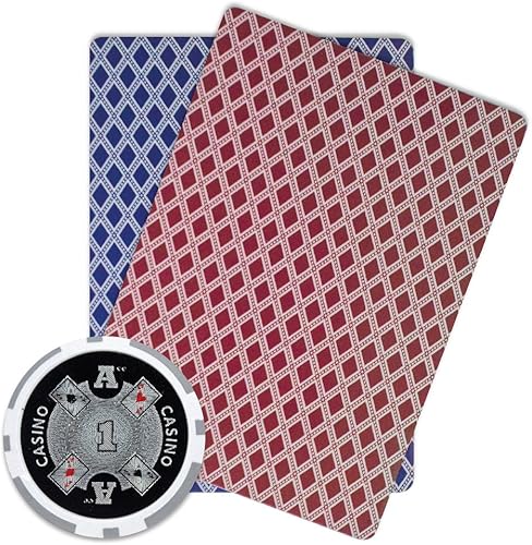 Miniatura 3 de Brybelly Ace Casino Poker Chip Heavy 0.49 oz Clay Composite  Paquete de 50