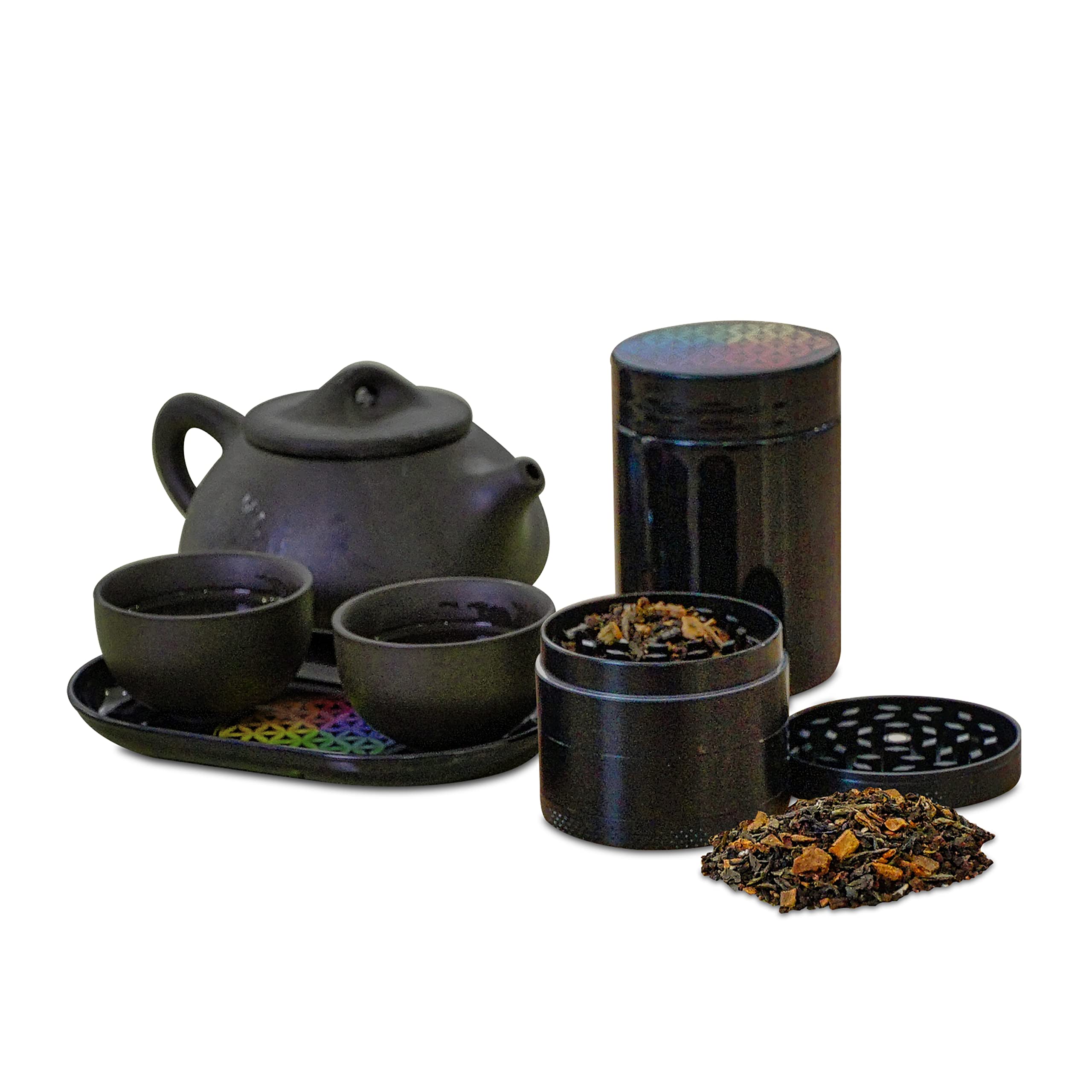 Miracles Bamboo Storage Box - Decorative Storage Box with Lid and Combo Lock - Bamboo Box with Accessories for Making Tea and Storing Herbs and Spices, Stronger Than the Wooden Box