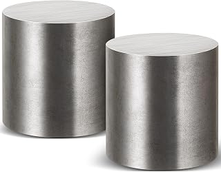 Zonon 2-Pack A36 Cold Rolled Steel Round Bars 3" Dia x 3" Length - Durable Rods for DIY Crafts Tools Gardening