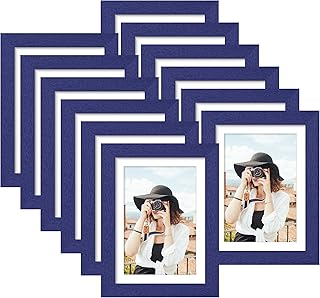 Picrit 5x7 Picture Frame Set of 12, Display 4x6 with Mat or 5x7 without ...