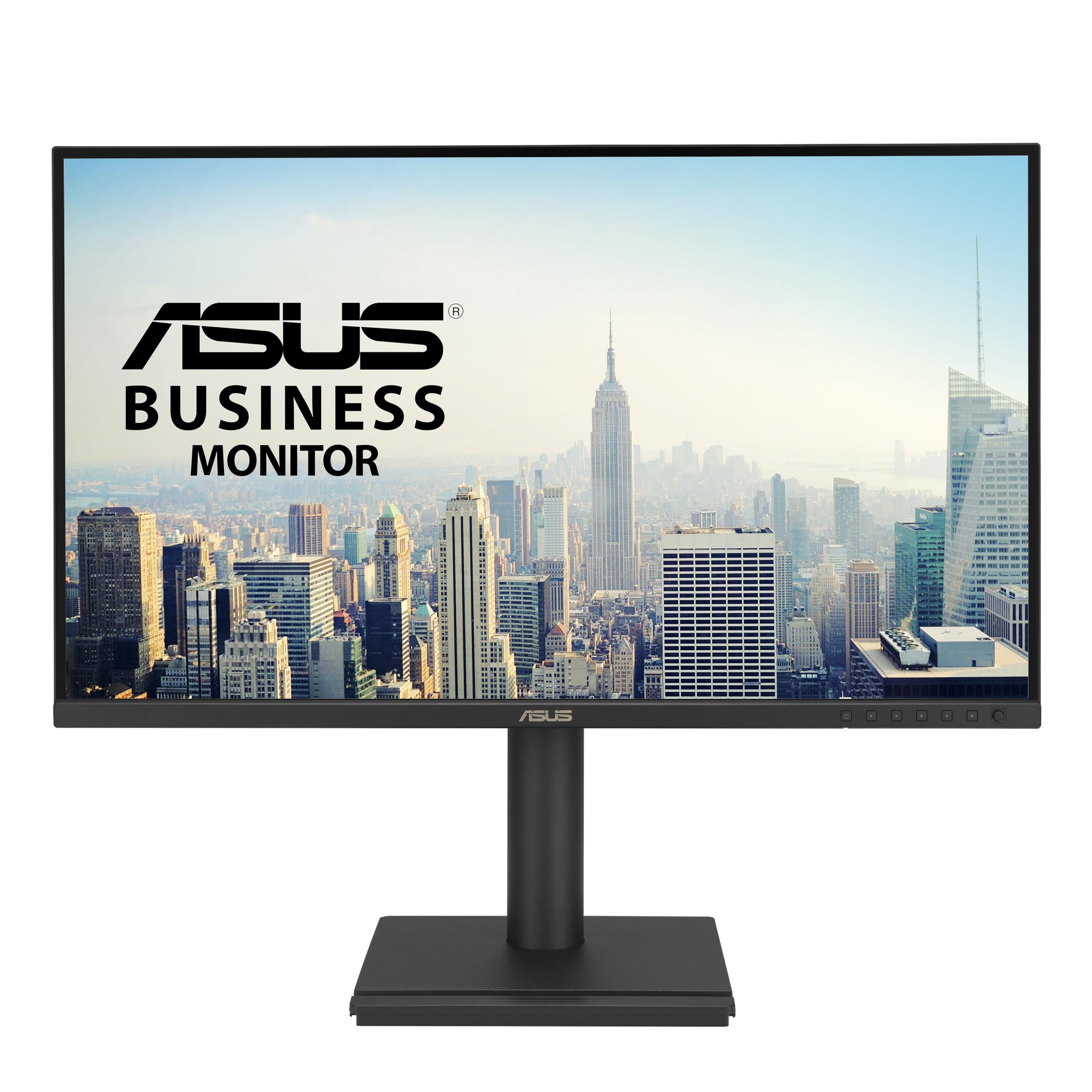 ASUS BE27AQG - Monitor Profesional de 27", QHD (2560 x 1440), IPS, 120 Hz, HDMI, DisplayPort, Altavoces estéreo, Altura Ajustable, Power Sync, Eye Care, Montaje en Pared, sostenibilidad