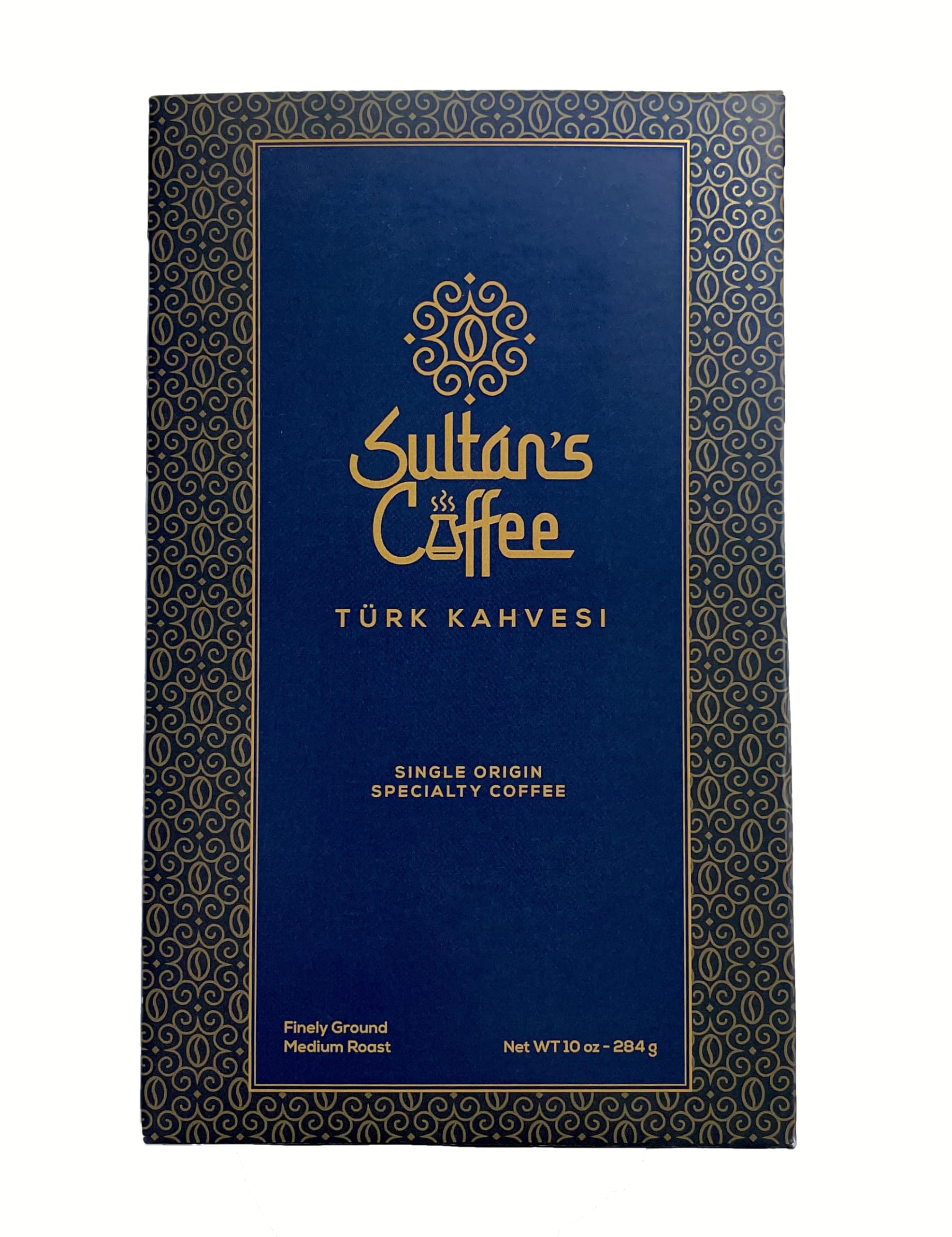Sultan’s Coffee – Turkish Coffee | Finely Ground Arabica from El Salvador – Medium Roast, Bold Crema, Specialty Grade