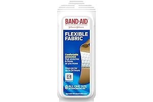 Band-Aid Brand Flexible Fabric Adhesive Bandages: Travel Companion for Healing on the Go