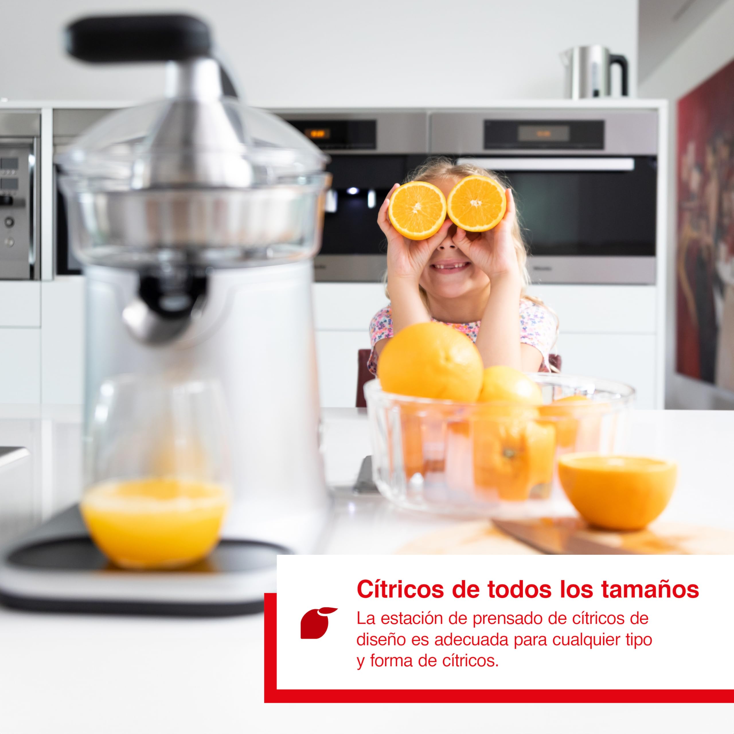 Solis Citrus Press Station 8454 - Exprimidor eléctrico de acero inoxidable - Exprimidor automático - Apto para lavavajillas - Exprimidor de limón