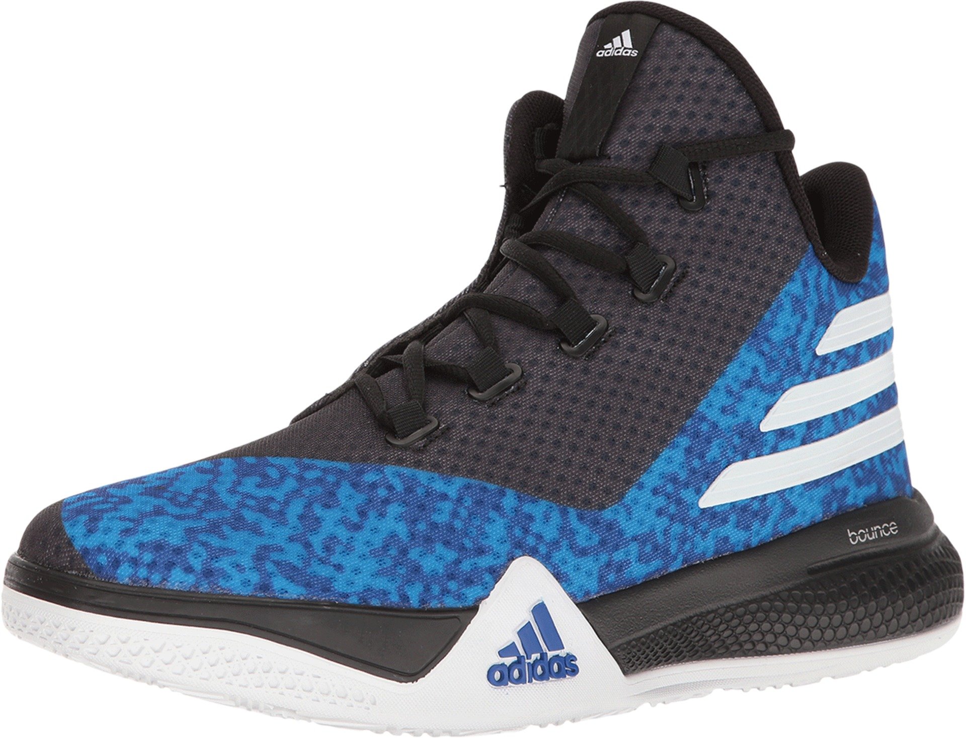 Adidas Light Em Up 2.0 Mens Basketball Shoe 7.5 Royal/White/Black
