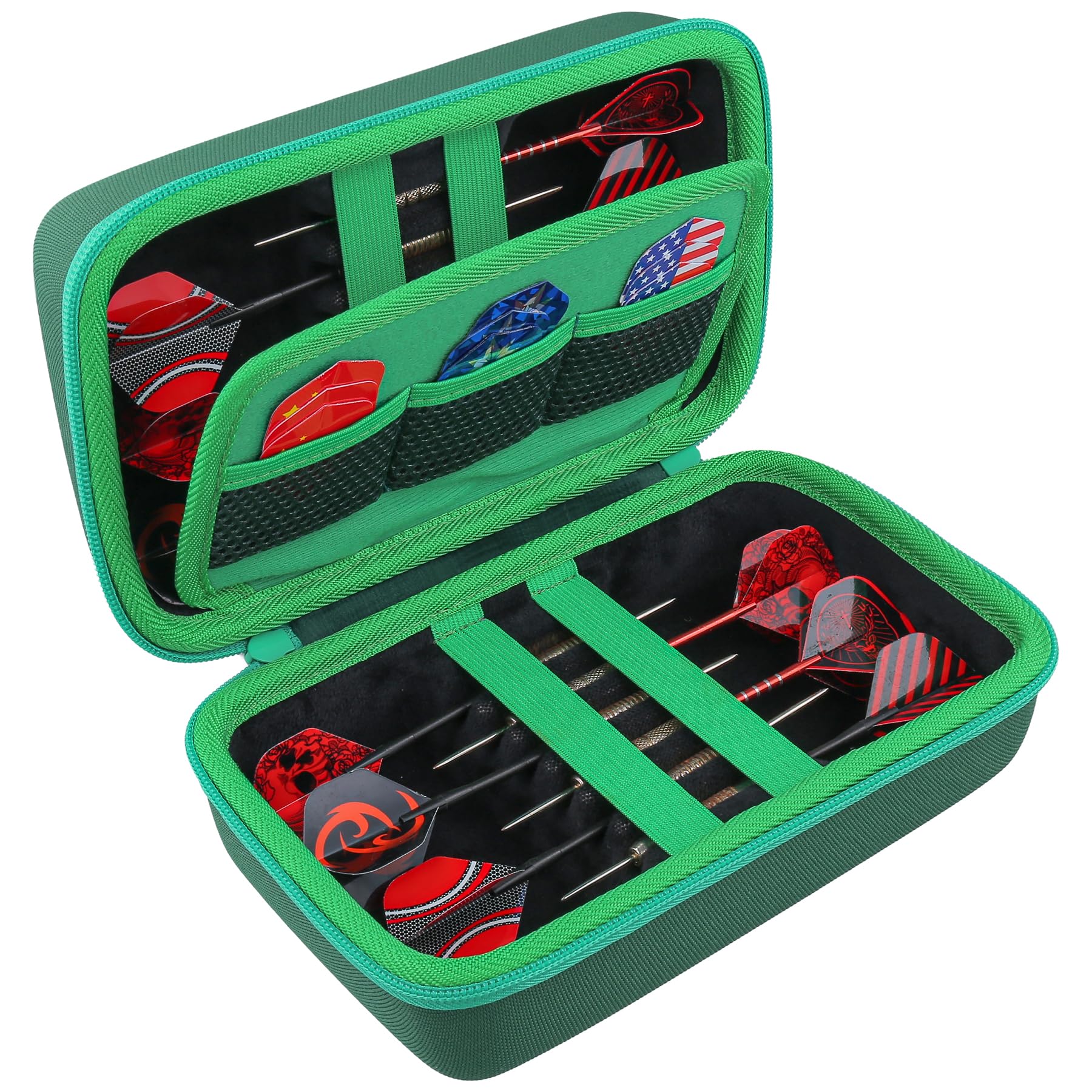 co2CREA Hard EVA Shell Storage Dart Case for 12 Steel Tip or Soft Tip Darts - Image 3
