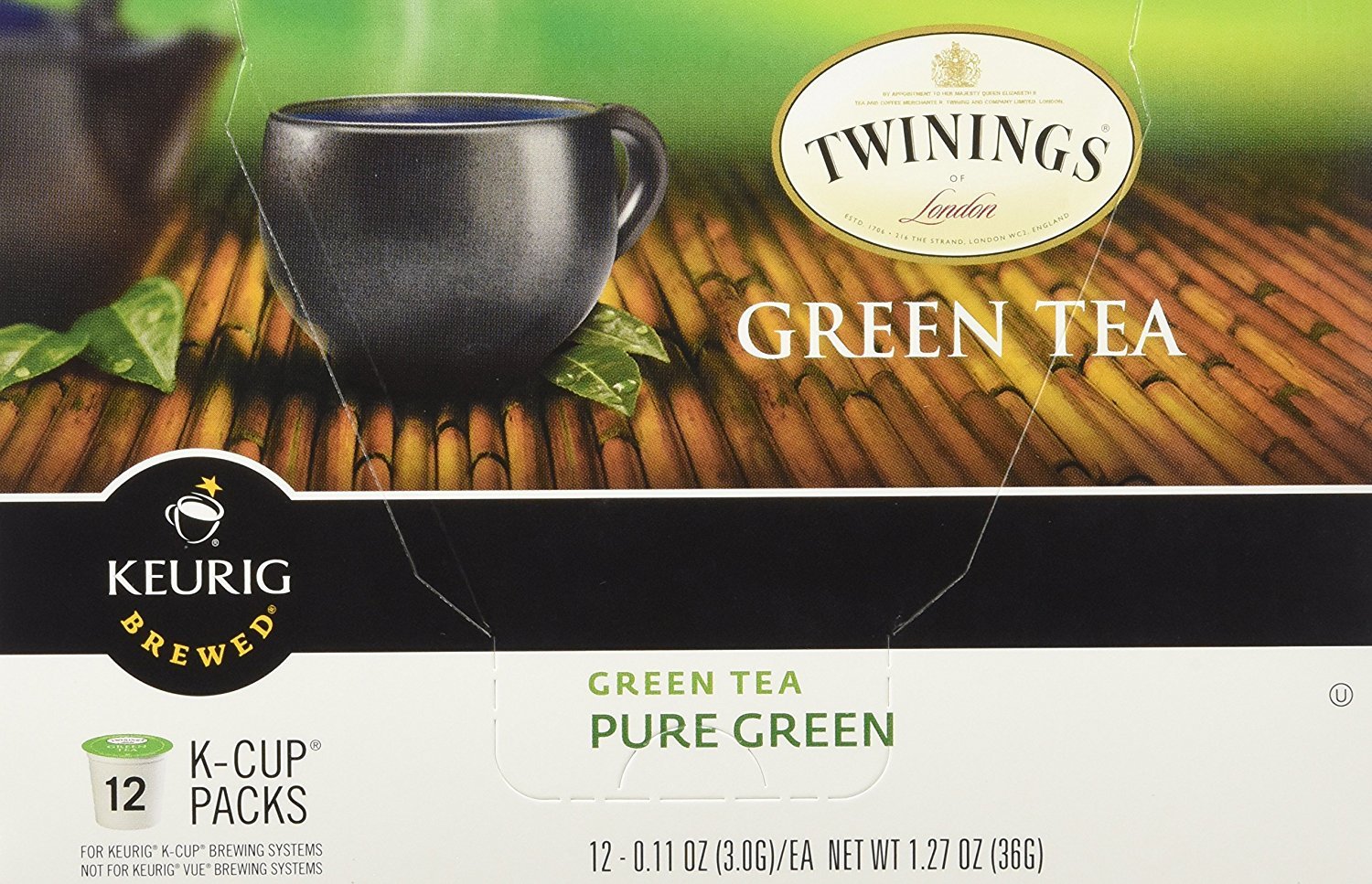 Twinings Green Tea Pure Green - 12 K-Cups