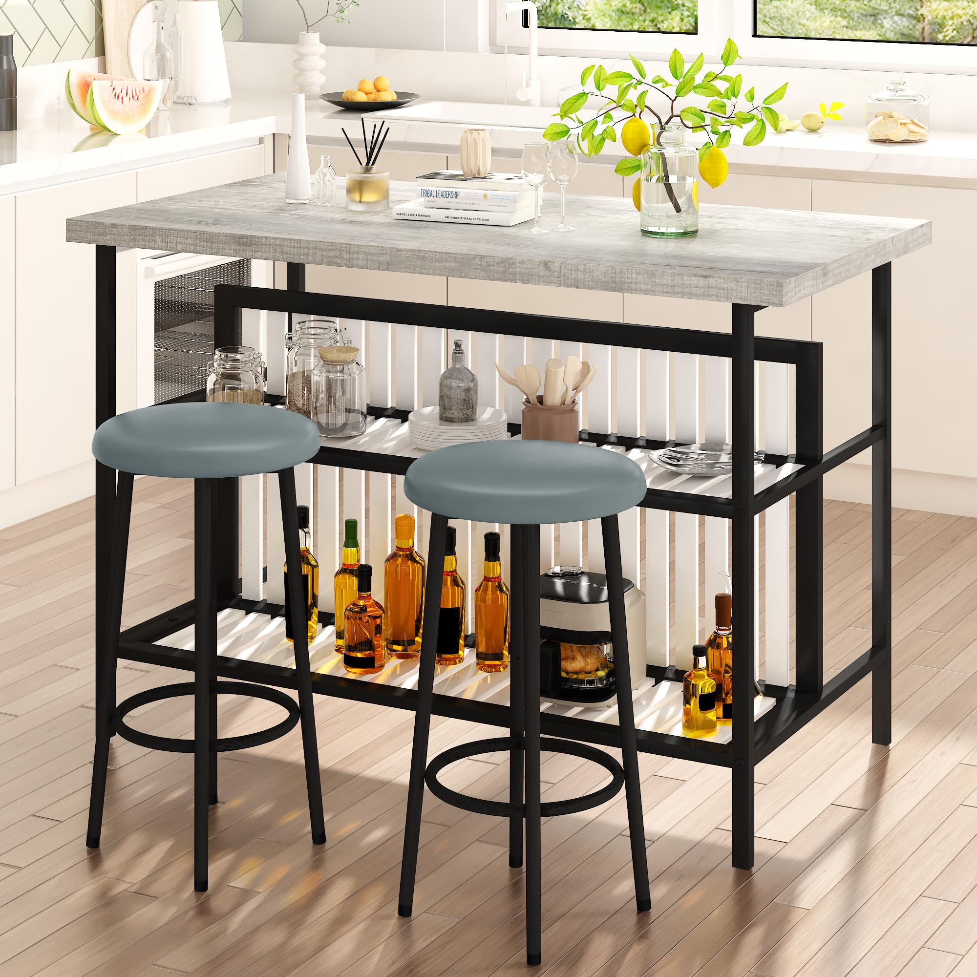 Bar Table Kitchen Island Table Marble Top Bar Stools Marble