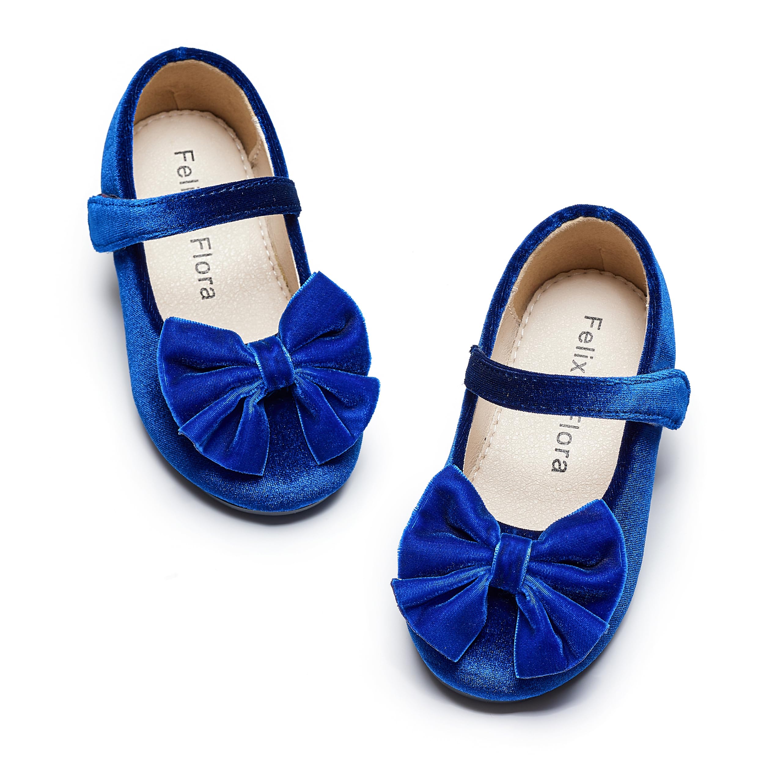 Felix &amp; Flora Toddler Flower Girl Dress Shoes Girl Ballet Flats Party School Shoes Wedding