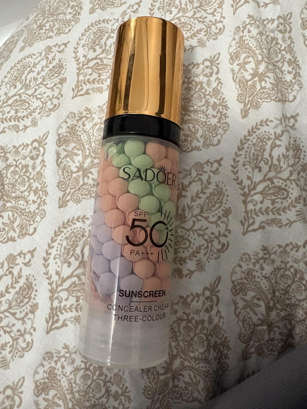Deepmind 3 In 1 Primer for Face Before Makeup, Sunscreen Isolation Cream Face Tinted Moisturizer, SPF 50,One Step Color Corrector, Makeup Primer Oil Control & Concealer Skin Tone Correcting