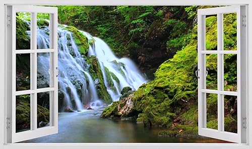 Miniatura 5 de Mi Alma Enorme calcomanía de vinilo 3D para pared, marco de ventana blanca, decoración del hogar, calcomanía de pared extraíble, 33.5 x 45 pulgadas