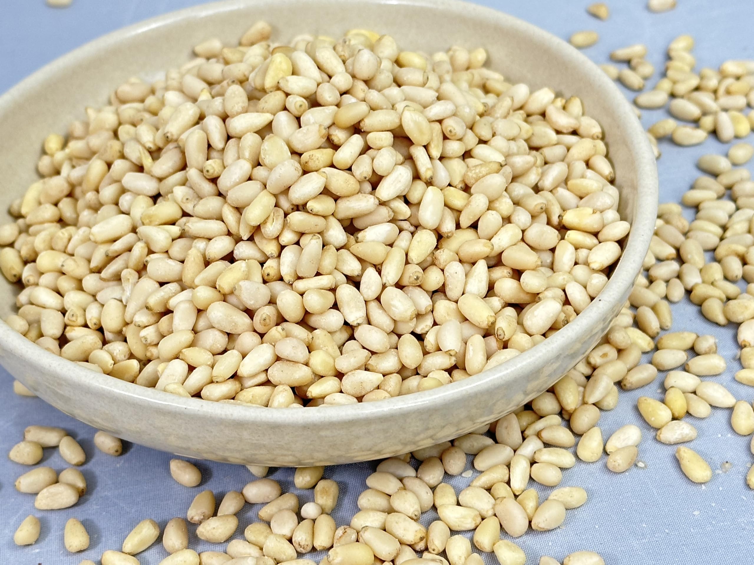 Helwig Premium Pinienkerne, unbehandelt und naturbelassen, 1,5 kg Dose