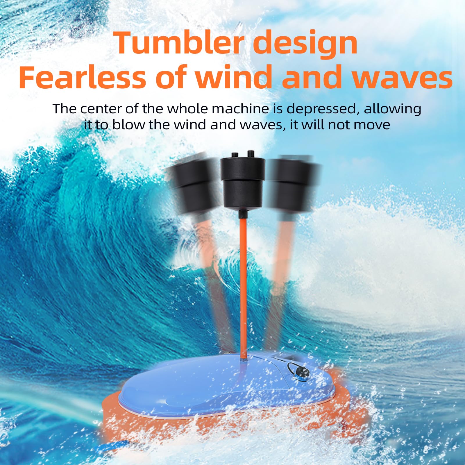 TUXING Système de ventilation de plongée sous-marine rechargeable sans réservoir avec tuyau télescopique de 7 m, pour la plongée récréative, la pêche, la plongée avec tuba