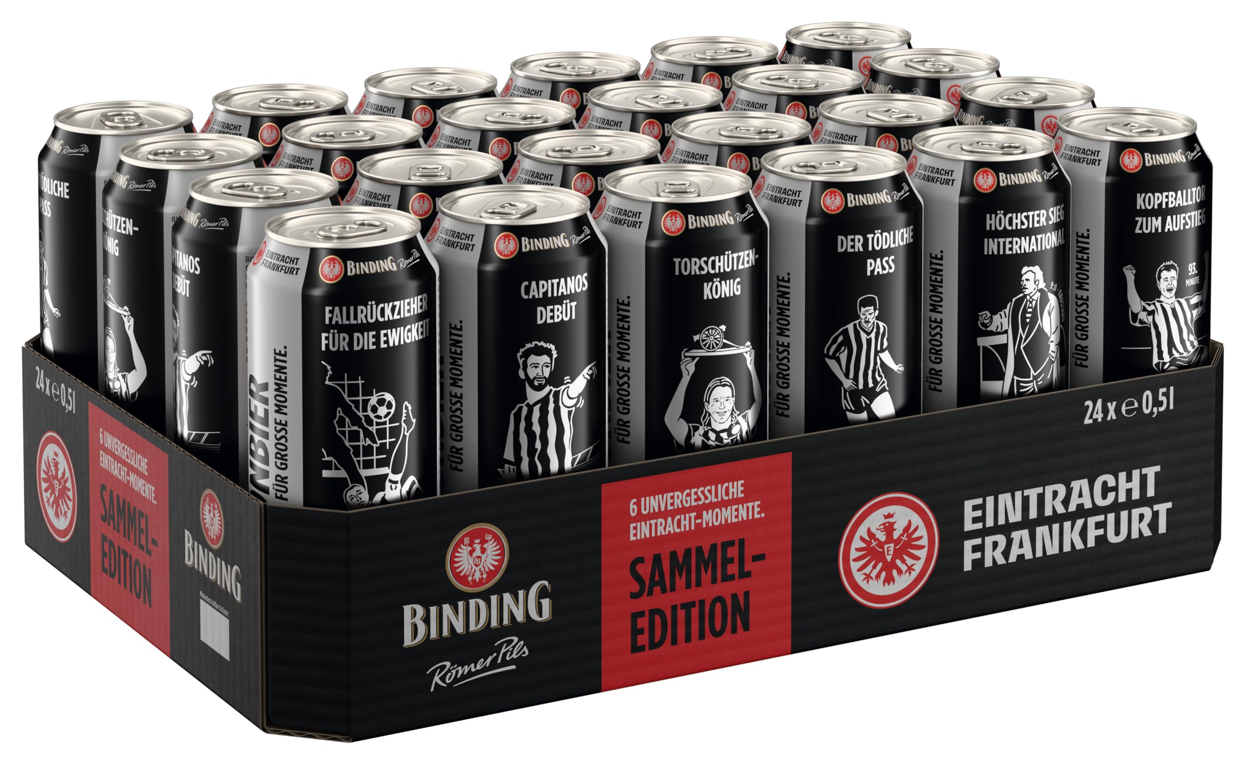 Binding Römer Pils Edition Eintracht Frankfurt, Einweg 24x0,50 L Dose