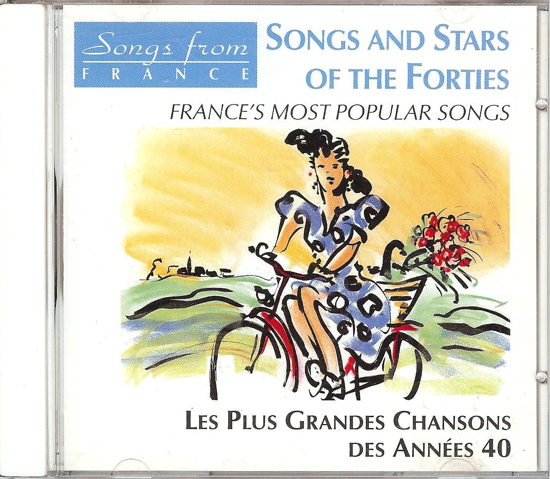 Songs & Stars Of The 40th . Songs From France : Piaf, Rossi, Trenet, ... [Audio CD]