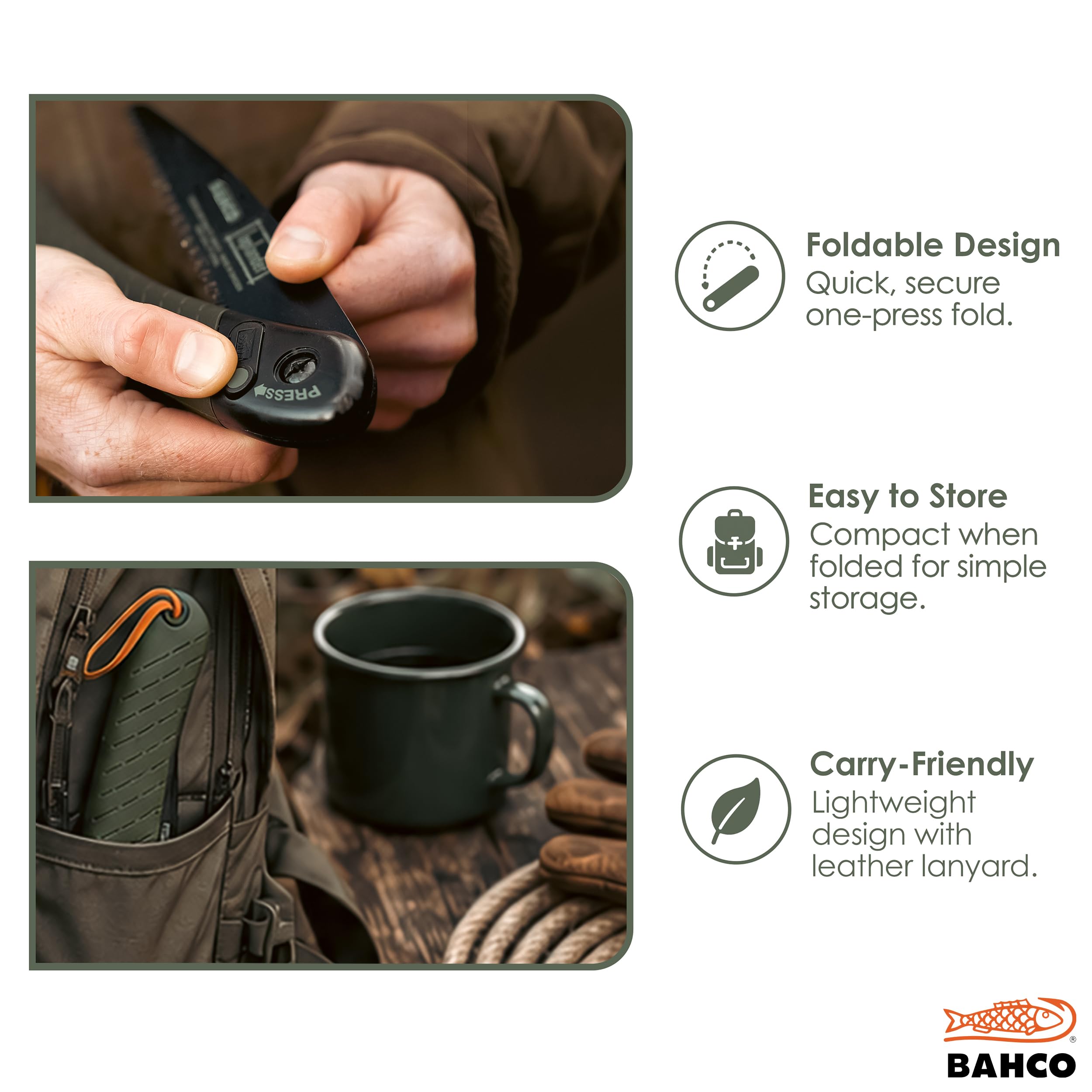 Bahco Laplander Folding Saw - 7.5" Blade -3