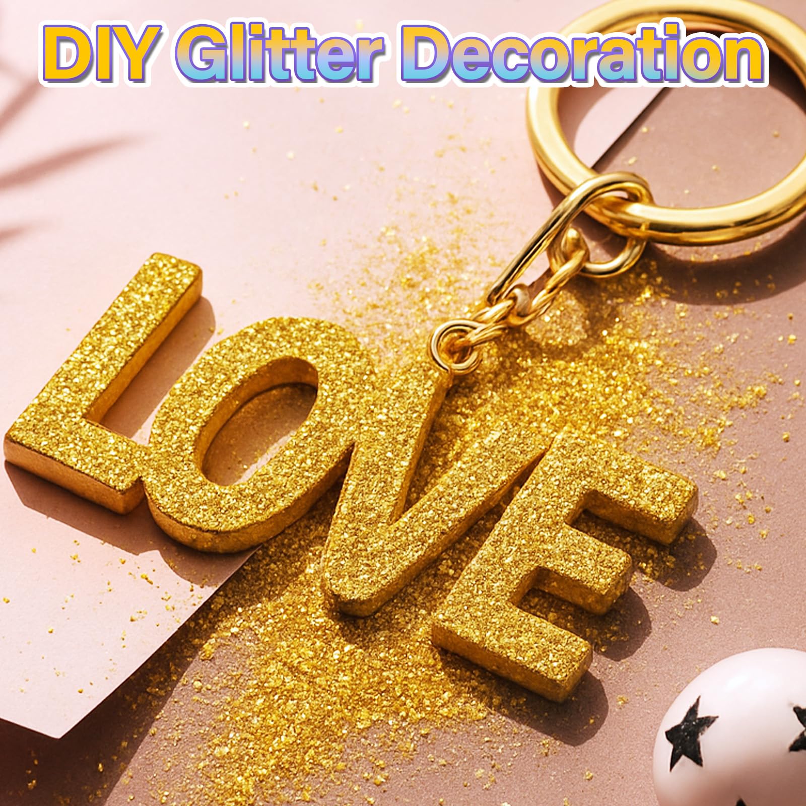 Toptan noel partisi süslemeleri için ekstra ince holografik reçine Glitter toz e