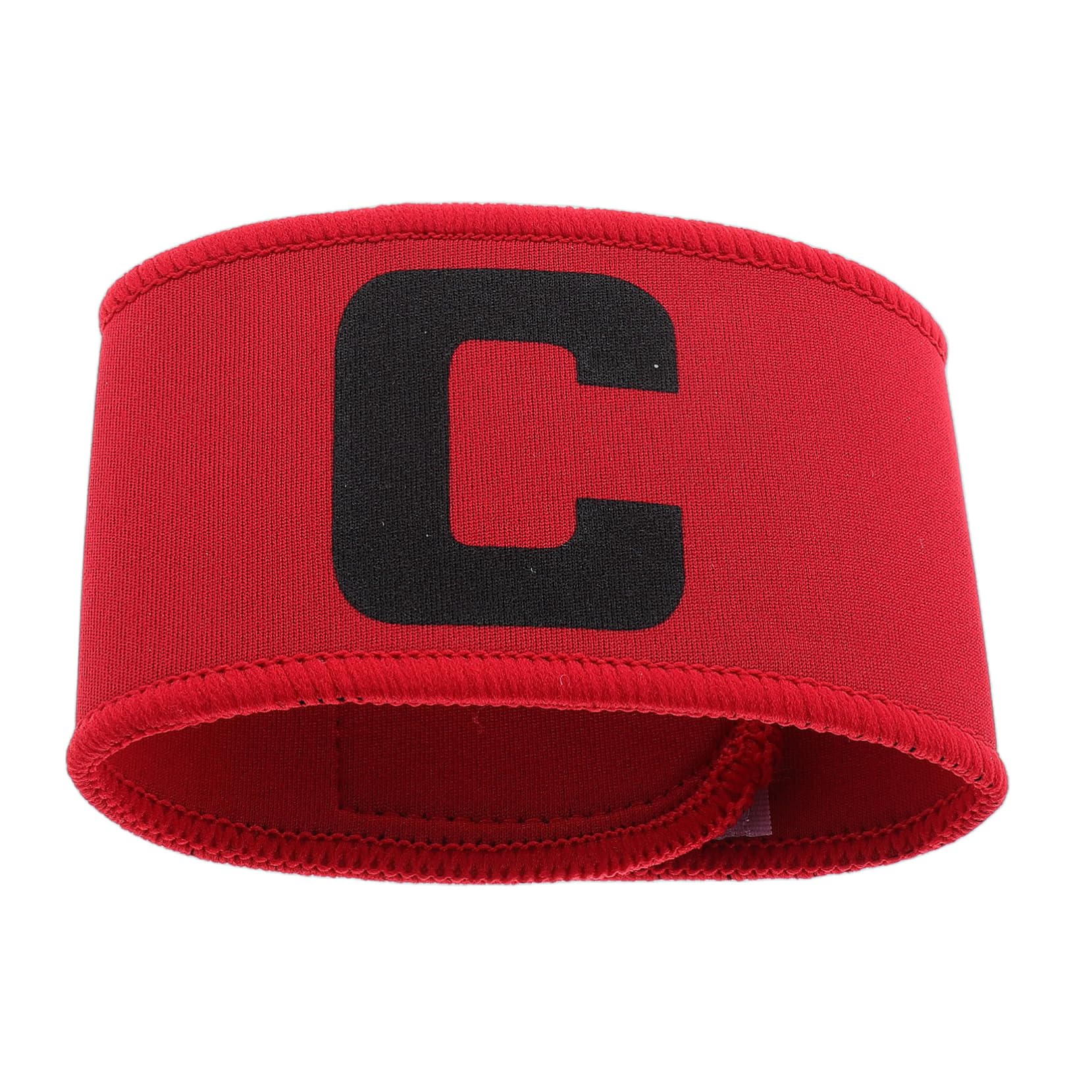 BRIGHTFUFU Soccer Captain Arm Band Adjustable Neoprene Captain's Band for Sports Matches