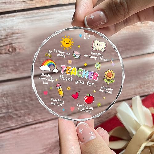 Vista 12 de Hyturlte - Adorno de agradecimiento de Navidad para mujeres y hombres, regalo de jefe de profesor, compañero de trabajo, adornos de agradecimiento