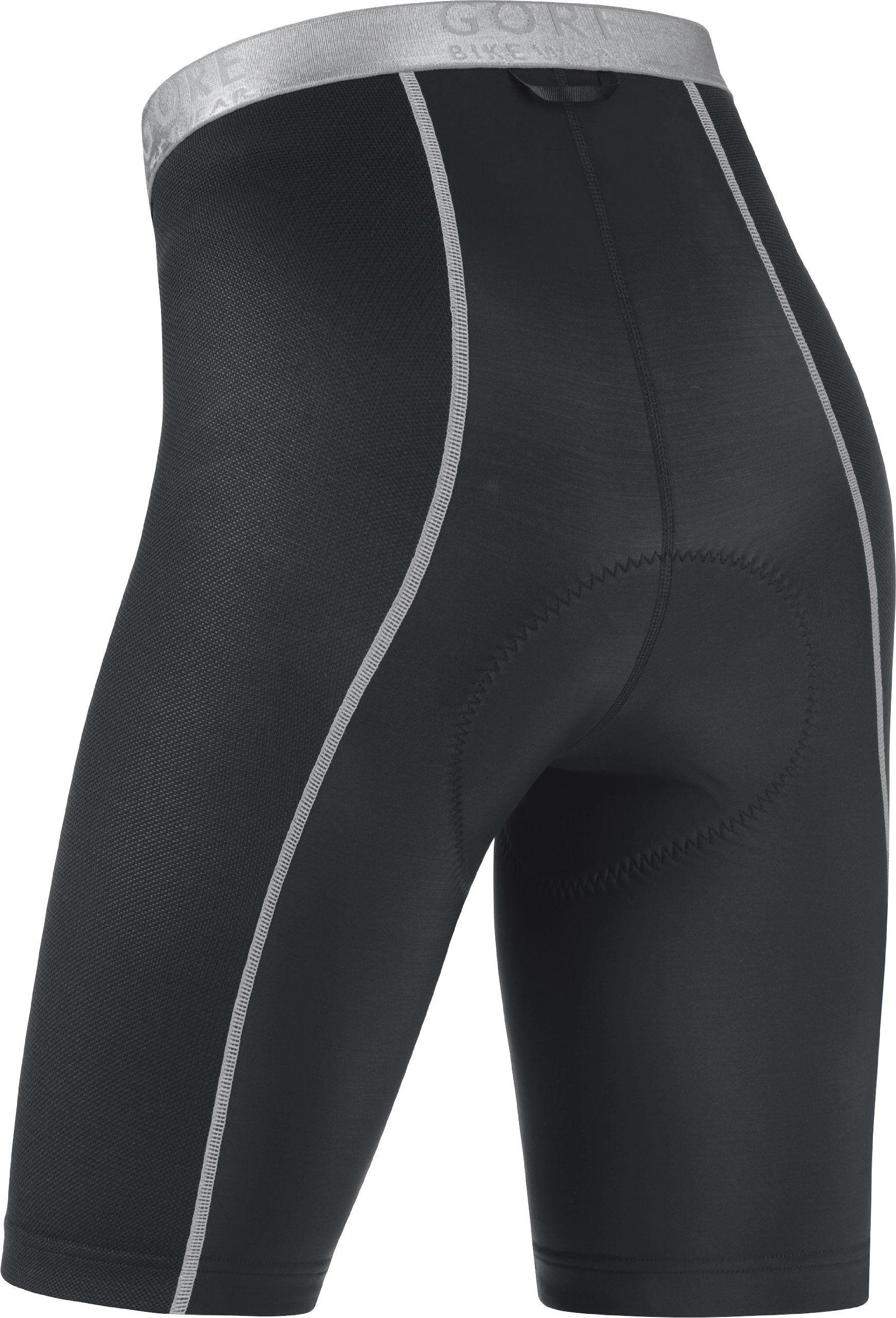 Gore Bike Wear Women's Inner Pro+ Lady Tights, Black/Silver Grey, Medium