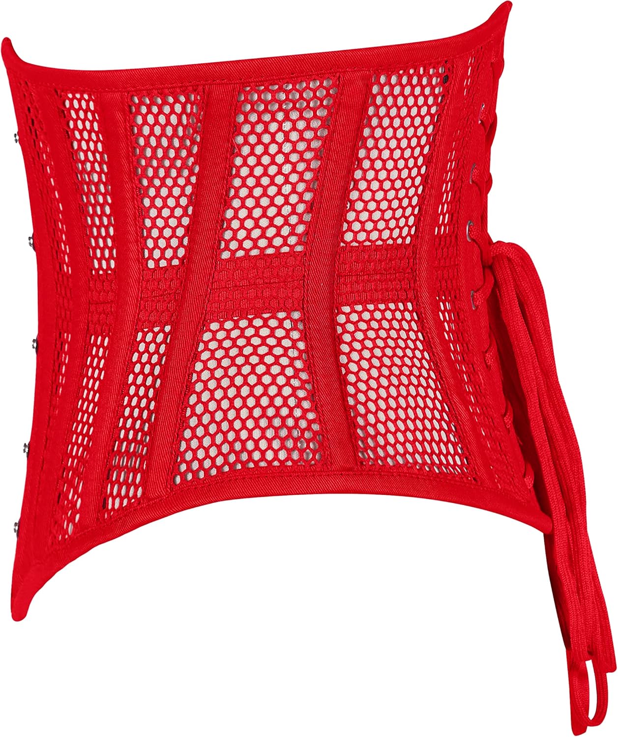 Heavy Duty Underbust Steel Boned Waist Trainer Cincnher Womens Waspie Mesh Corset - Image 2