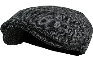 Paper Boy Cap for Men: The Ultimate Classic Herringbone Tweed Wool Blend