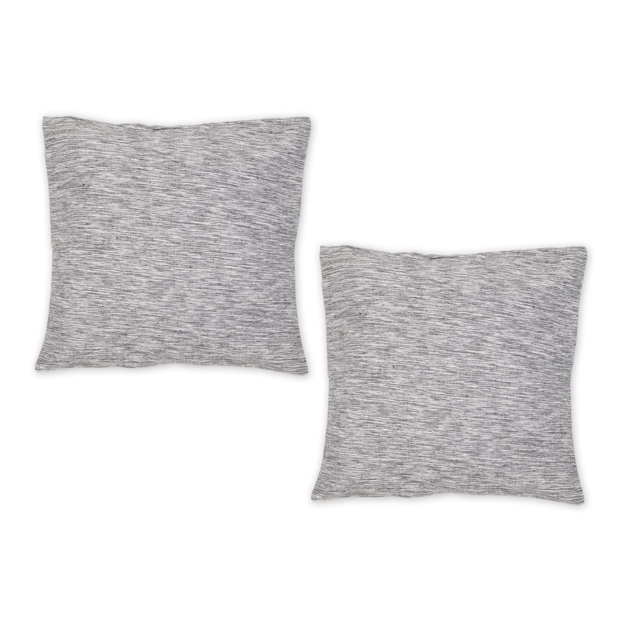 Photo 1 of *COVERS ONLY* DII Throw Pillow Cover Collection Tonal Recycled Cotton, Black, 18x18 18 x 18-Inch Black