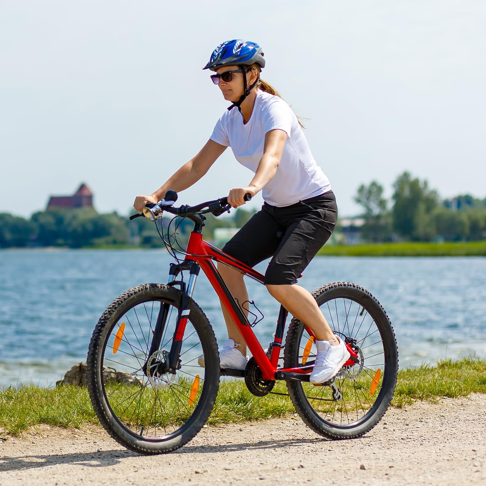 4 tubos de bicicleta de 29 pulgadas de 29 x 2.125/2.2/2.3/2.4 (57/64-622) tubos de bicicleta AV32 mm válvula Schrader y palancas de neumáticos compatibles con 29 x 2.125 29 x 2.20 29 x 2.30 29 x 2