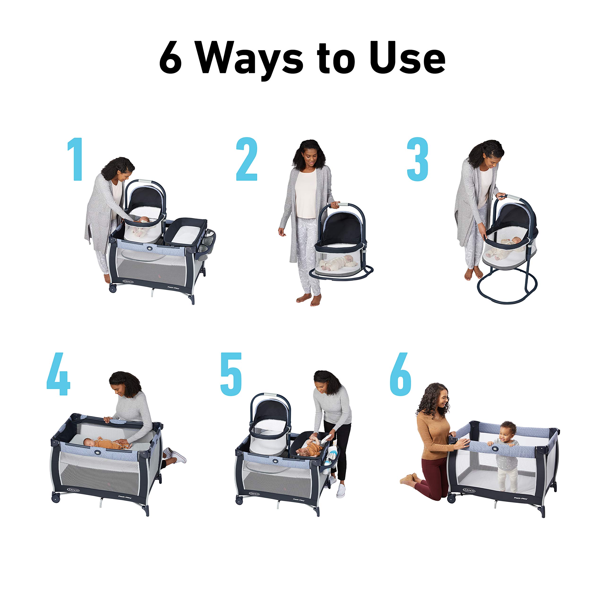 【オープニング TimeskGraco Pack 'n Play Day2Dream Travel Playard