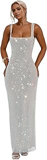 Glitter Mesh Bodycon Dress for Women 2025 Birthday,Bachelorette Party