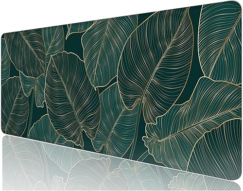 Miniatura 35 de Tapete de escritorio, 32 x 12 pulgadas, XXL extendido, grande, alfombrilla de mouse para juegos, decoración de escritorio, bonitos suministros de