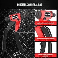 Vista 2 de Kit de herramientas de tuerca remachable con una broca escalonada y 80 Nutserts para espacio reducido, juego de herramientas Rivnut de 8 pulgadas