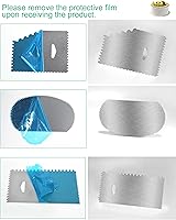 Vista 6 de Nuevo 6pcs Cake Scraper 430 inoxidable Decoración Peine y glaseado más suave