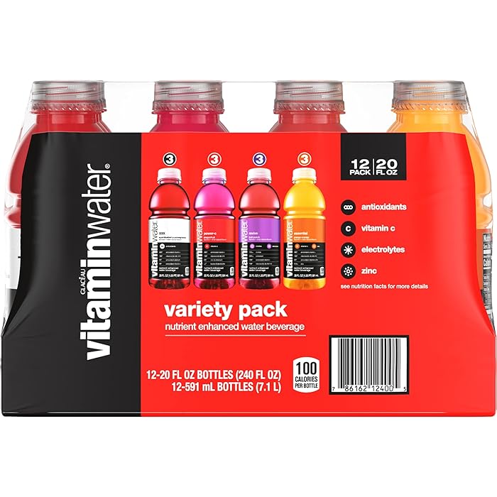 Buy VitaminWater Flavored Water 4 Flavor Variety Pack Nutrient