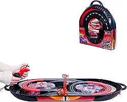 Autorama Portátil com 2 Carrinhos, Pista 94x44cm, Maleta de Transporte