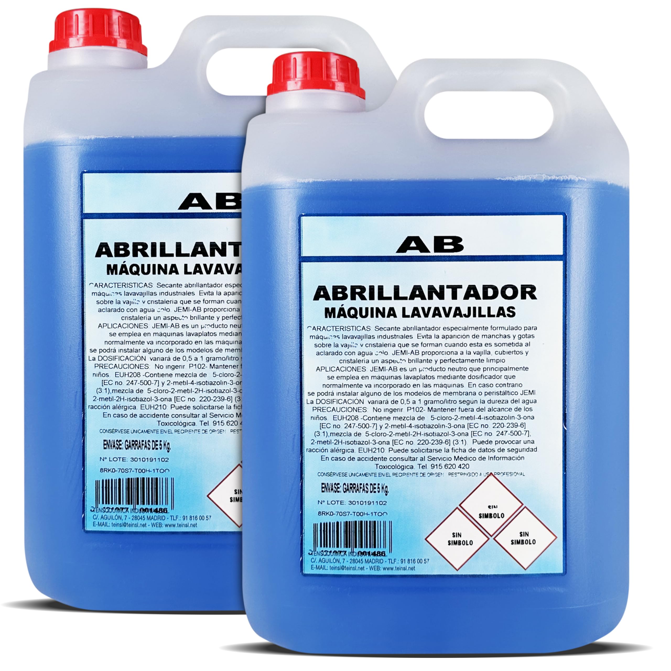 1 Klarspüler für die Spülmaschine, 10 l, sauber, trocken und glänzend