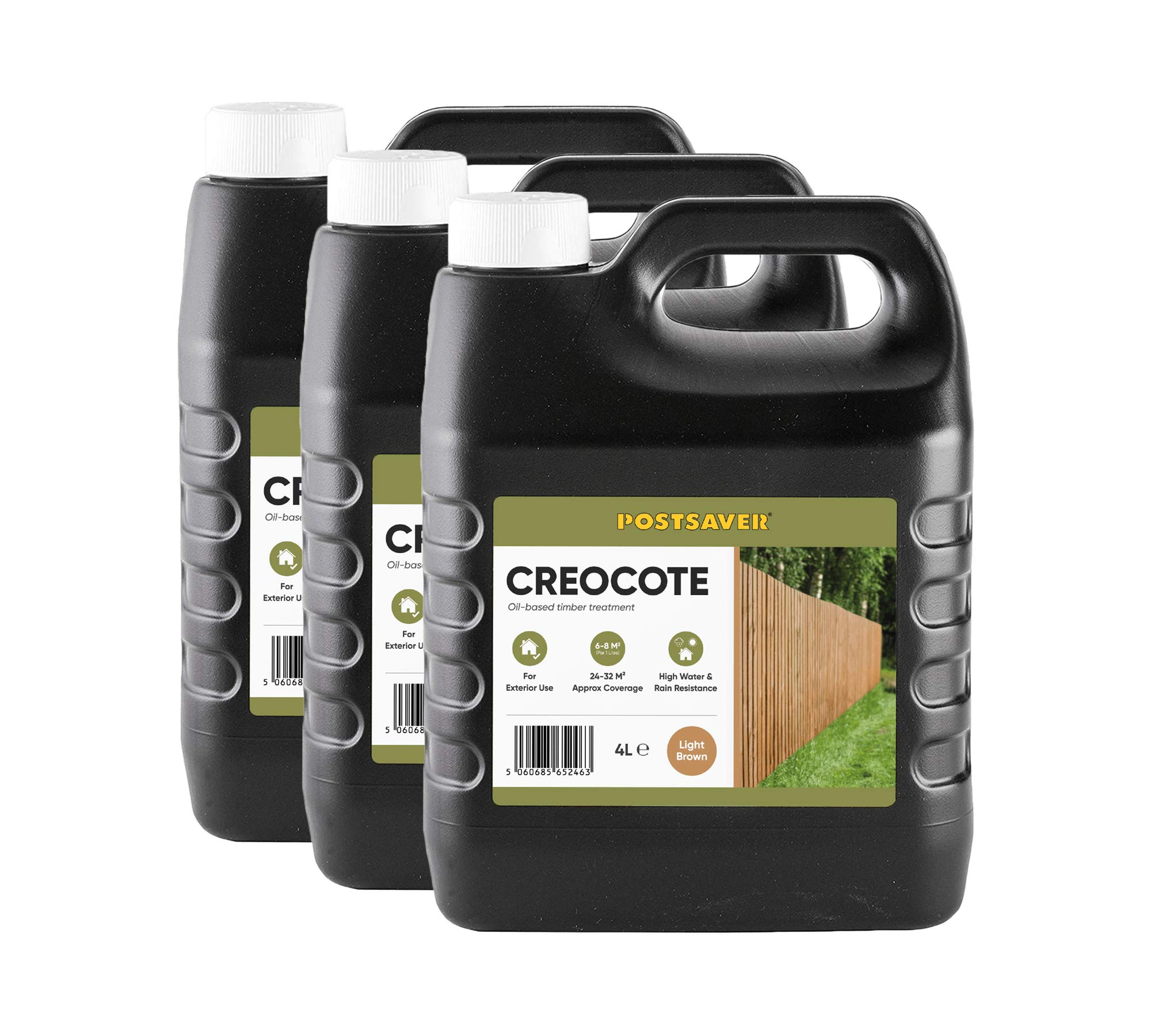 Buy Creosote Creocote Substitute, x3 Postsaver Light Brown Oil Based