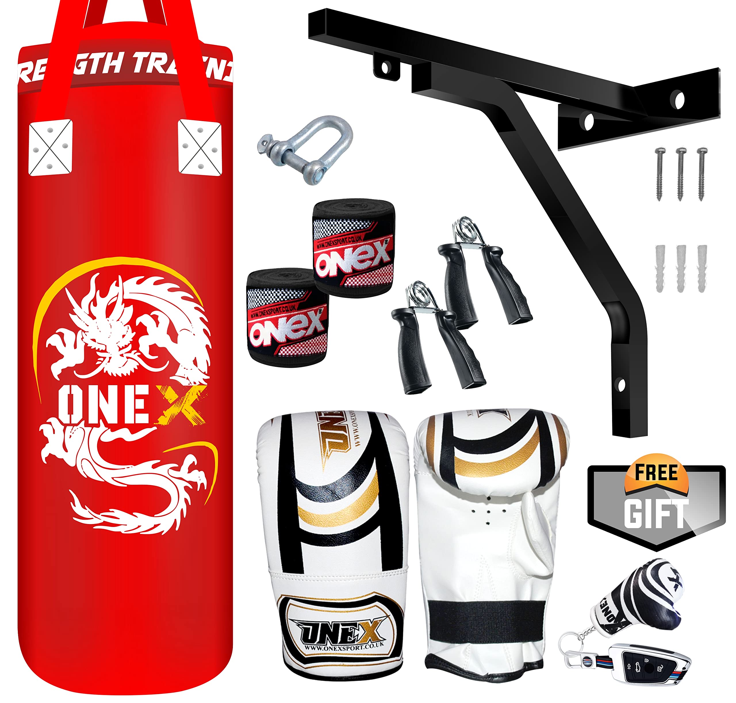 Kick Boxing Set Onexsport Punch Bag Muay Thai PROLAST Heavy Bag