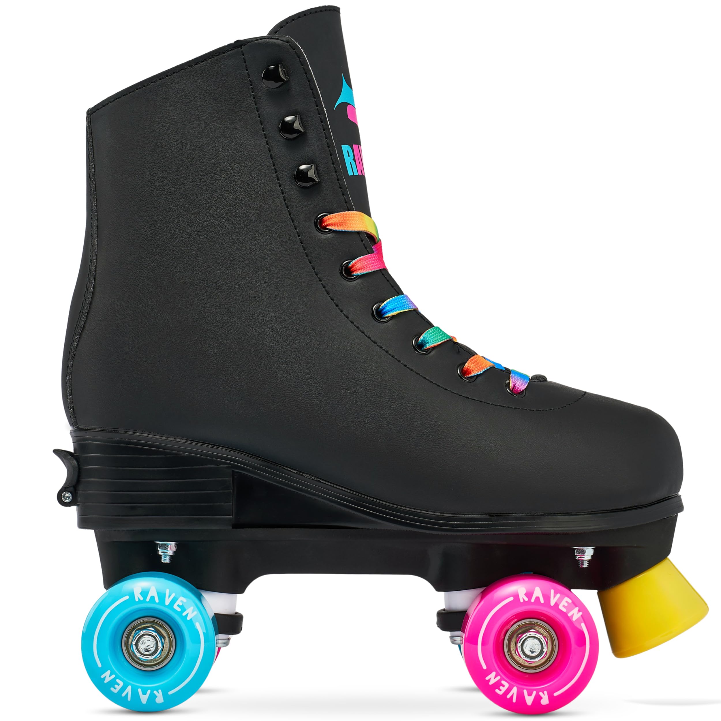 Patins a roulettes Iris du 39 au 42 Adulte Enfant Noir Mixte Taille Ajustable Femme Fille Roller Quad