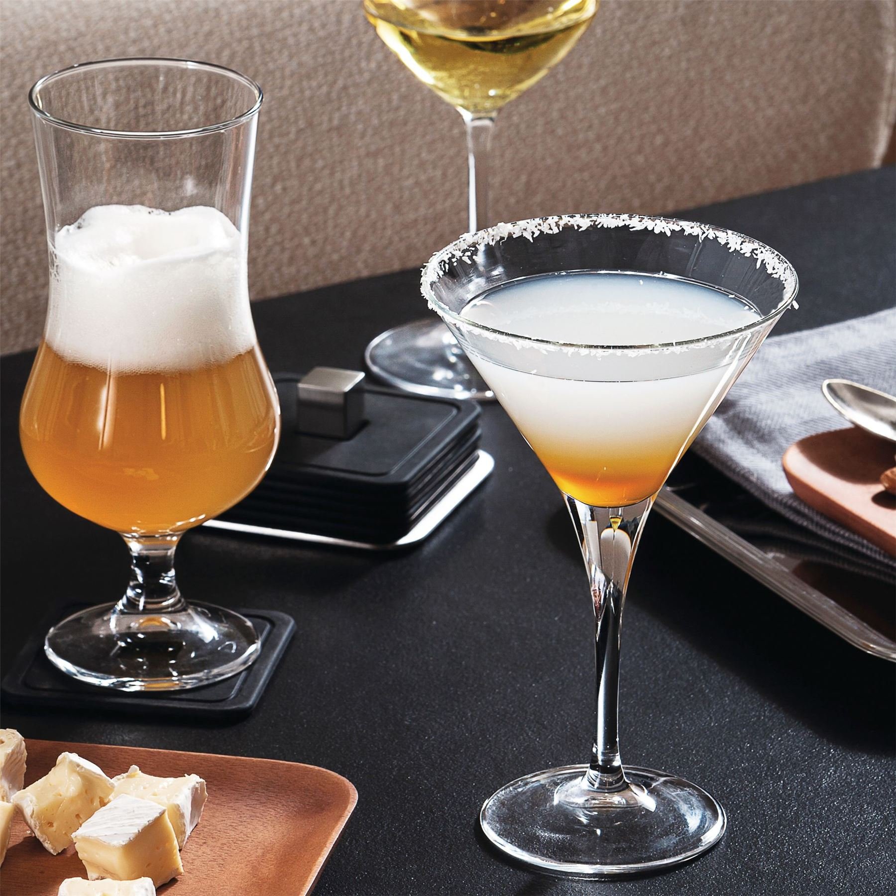 Bormioli Rocco Bicchiere da Martini/Cocktail Ypsilon - 245 ml - 6 Pezzi