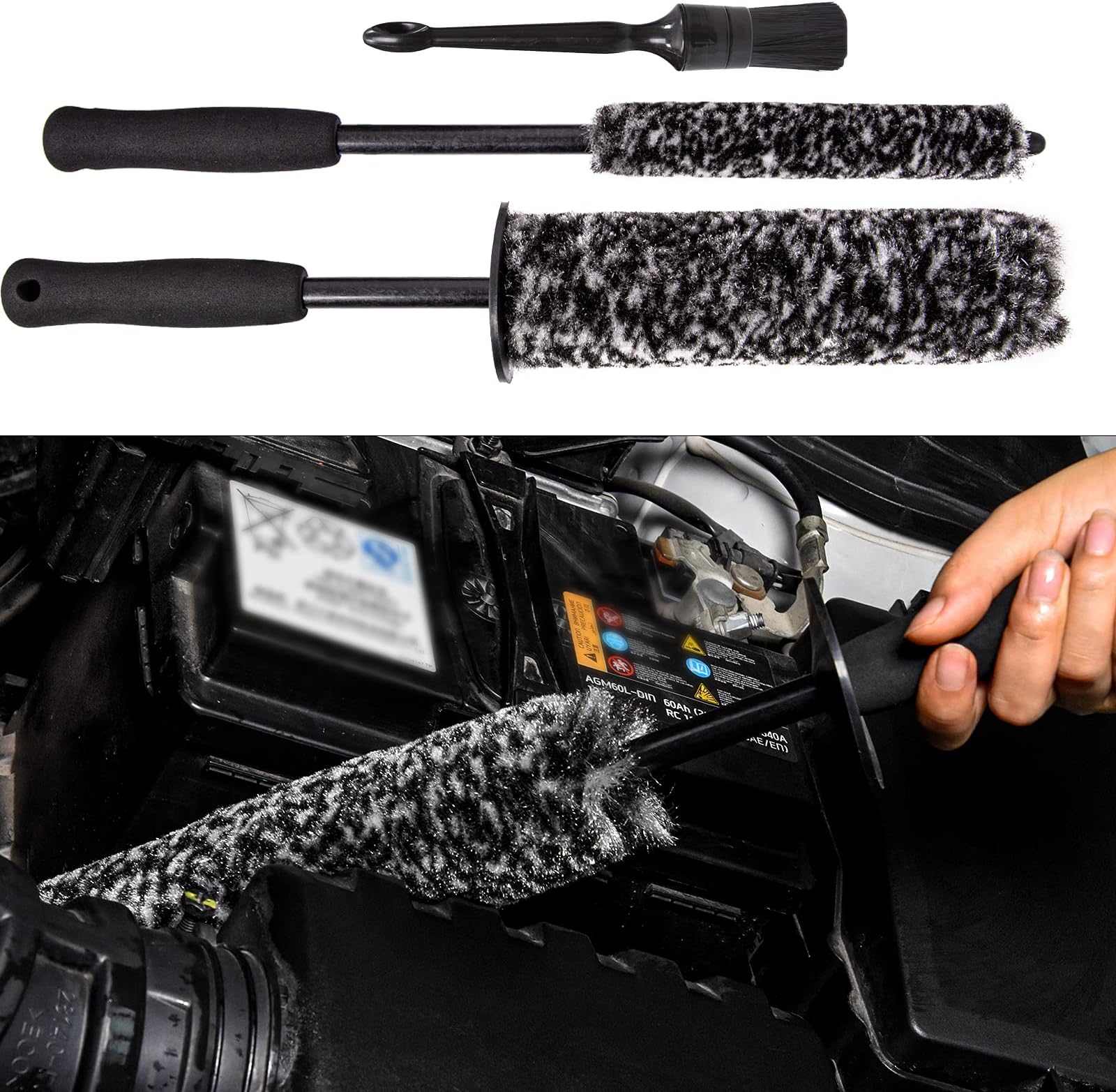 Car Rim Brush Kit