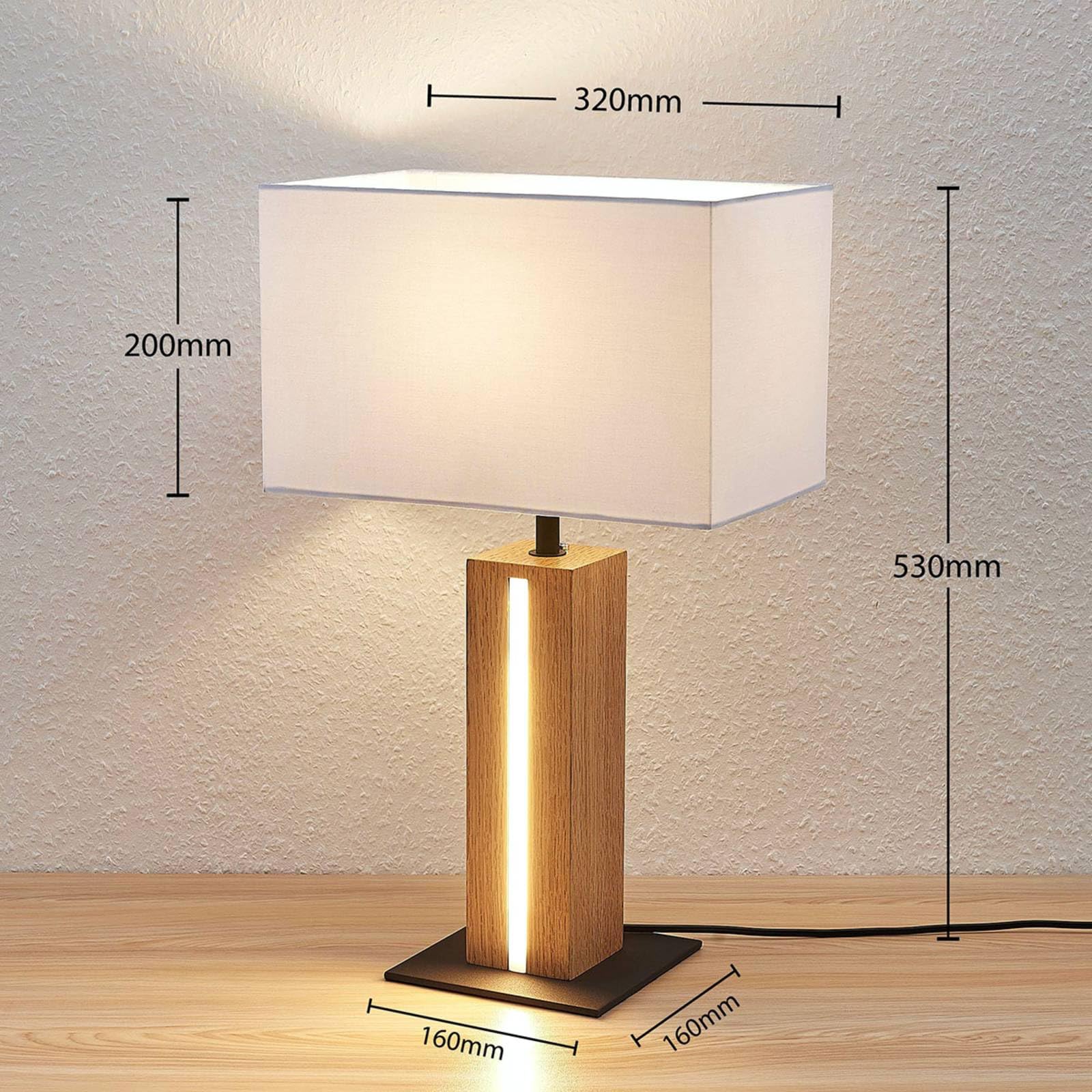 Floor Lamp 'Evaine' (Modern) In White Made Of Metal For E.g. Living Room & Dining Room (1 Light Source, E27) From Lucande | Standard Lamp - View #10