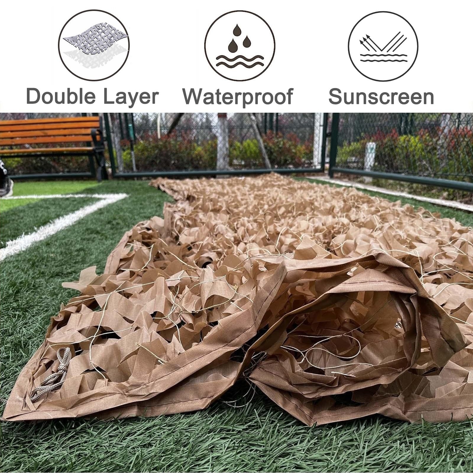 Tenda A Cupola Da Campeggio 1 Uomo, Protezione Anti UV Mimetica Esterna Tenda A Tenuta Stagna Per Tenda Da Campeggio Per Escursione Di Campeggio Da - Foto 2