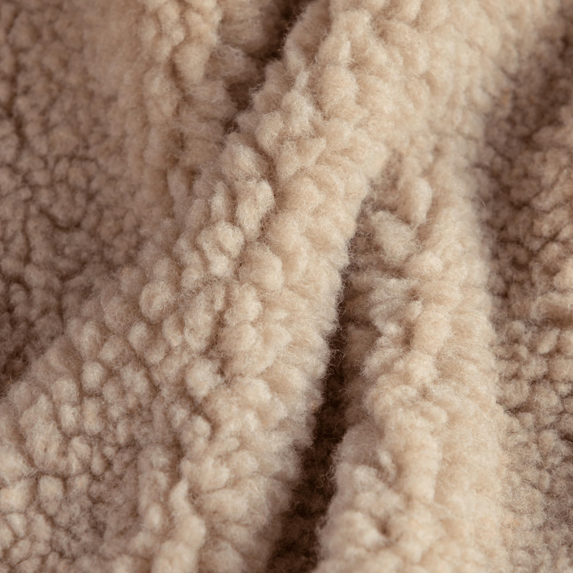 Stoov Heizkissen mit Abschaltautomatik - Kabelloses Wärmekissen mit Plus Akku: Wärme - Elektrische Wärmflasche für Rücken & Nacken - Ploov¹ 45x45 cm Wollig Off-White