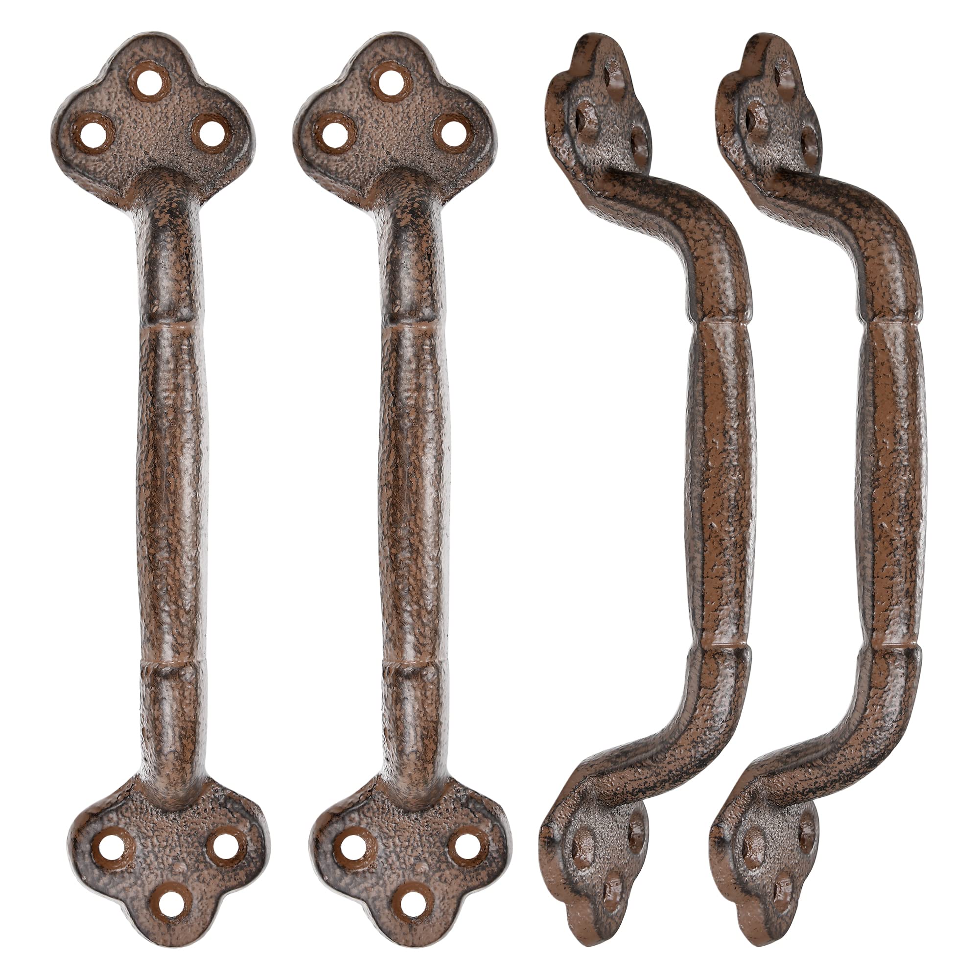 Buy INIRET 4 Packs Vintage Rustic 8.86 Inch Cast Iron Industrial Style