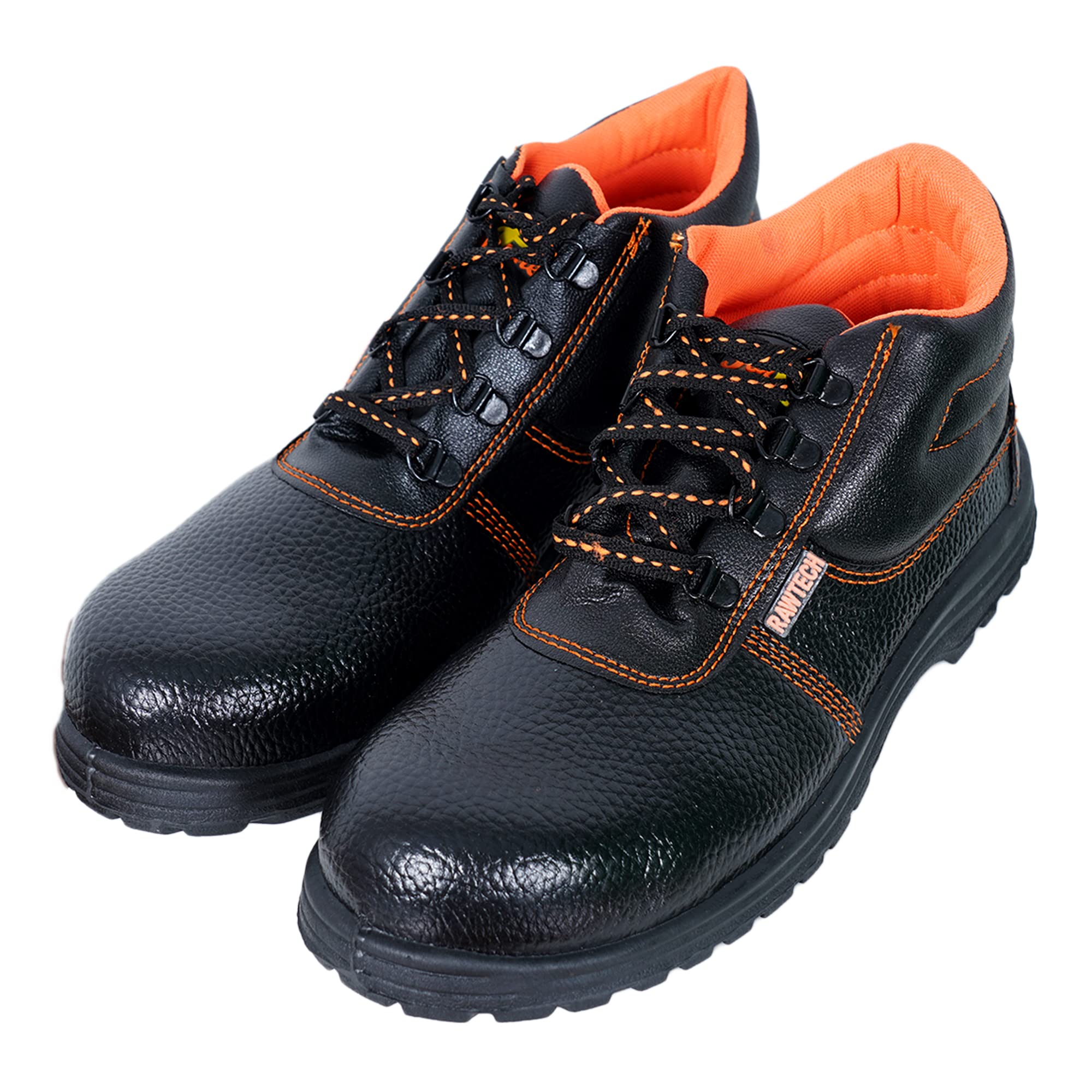 Fortune High Ankle Safety Shoes for Men | PVC Sole, Synthetic Leather Steel Toe| Industrial | Light Weight (B0C6TPGSV4) Amazon Price History, Amazon Price Tracker
