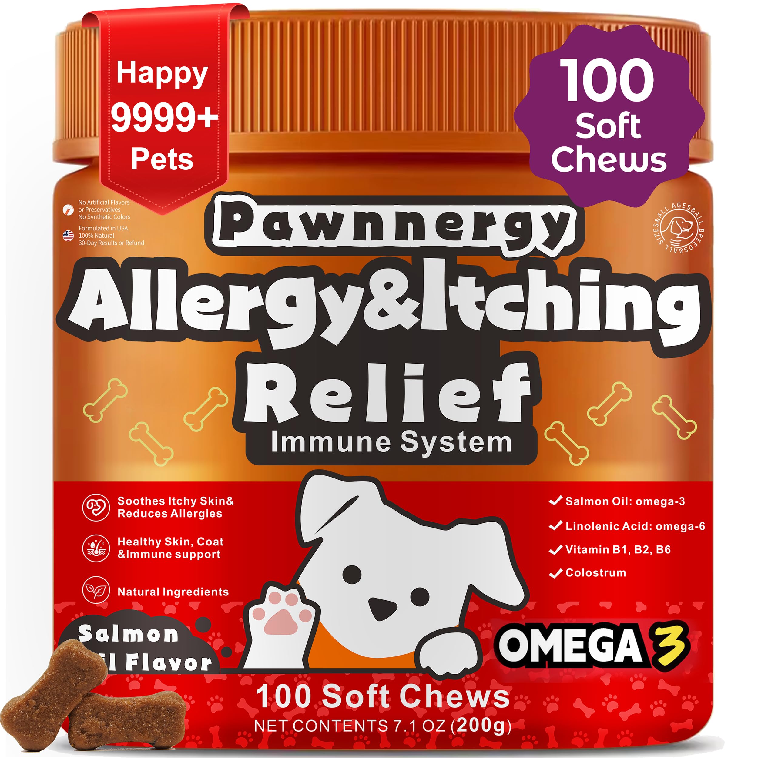 Pawnnergy Itch Care Soft Chews