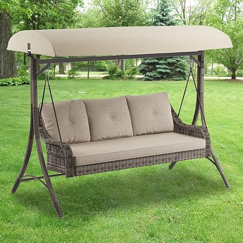 Miniatura 9 de Garden Winds Cubierta superior de toldo de repuesto para el columpio Lakewood modelo 18S6072Y-V, RVS415Y