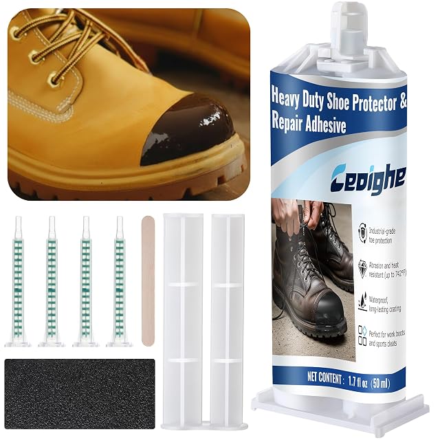 Polyurethane Boot Toe Repair Kit Waterproof Abrasion Resistant Glue Adhesive Protector for Work Boots Safety
